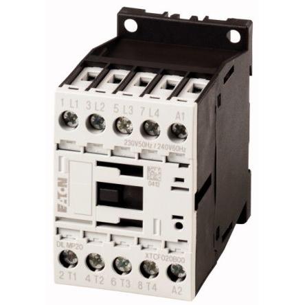 Eaton Stykač napětí ve vinutí 220V ac/dc, 230 V ac/dc 3pólový 22 A 230V dc 4.5 kW s 1 NC kontakty Reverzační, rozsah: