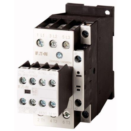 Eaton Stykač napětí ve vinutí 24V 3pólový 690V 11 kW 24V dc, 27 V dc Řízení motoru, Reverzační, rozsah: DILM