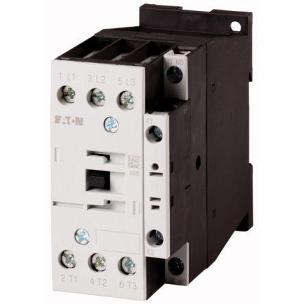 Eaton Stykač napětí ve vinutí 110V 3pólový 400V 14 kW s 1 NO kontakty Řízení motoru, Reverzační, rozsah: DILM