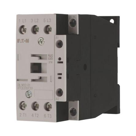Eaton Stykač napětí ve vinutí 24V 3pólový 32 A 400V 15 kW s 1 NC kontakty 24V ac Řízení motoru, Reverzační, rozsah: DILM