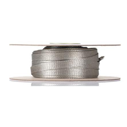 Kabelový návlek Pocínovaná měď Expanzní poměr Pletený Kovová RS PRO 30 mm 30m