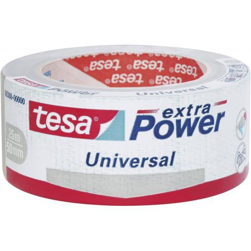 tesa UNIVERSAL 56388-00000-16 páska se skelným vláknem tesa® Extra Power stříbrná (d x š) 25 m x 50 mm 1 ks