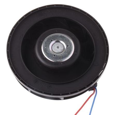 ebm-papst Odstředivý ventilátor, řada: REF 100 Odstředivý, průtok vzduchu: 86 m³/h 12V dc DC 104 mm 104mm 24.9 mm