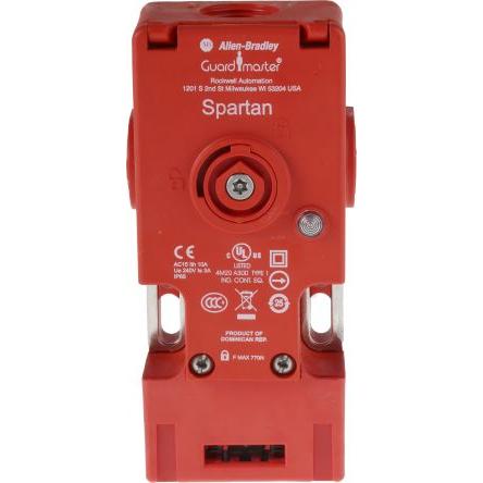 Allen Bradley Guardmaster 440G-S Elektromagnetický blokovací spínač Napájení pro odemknutí Včetně ovladače