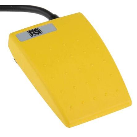 RS PRO Nožní spínač, řada: RS PRO IPX7 Univerzální použití Okamžité ovládání Termoplast SPCO 3A 24 V dc 250 V ac