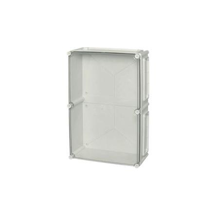 Fibox Pouzdro, řada: EK IP66, IP67 Nestíněný S přírubou barva Šedá IK08 barva Průhledné Polykarbonát 560 mm 180 mm 380