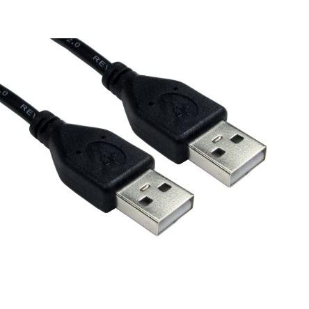 RS PRO Kabel USB do zásuvky IC Vnější, A: USB typu A, 1 m Vnější, Černá, B: USB typu A