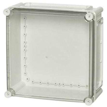 Fibox Pouzdro, řada: EK IP67, IP66 Nestíněný S přírubou barva Šedá IK08 barva Průhledné Polykarbonát 280 mm 180 mm 280