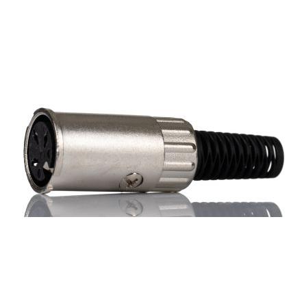 RS PRO Zásuvka DIN, řada: RS PRO, počet kontaktů: 3, velikost: Standard, 250V, IP40, typ připojení: šroubový uzávěr