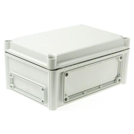 Fibox Pouzdro, řada: EK IP67, IP66 Nestíněný S přírubou barva Šedá IK08 barva Šedá Polykarbonát 280 mm 130 mm 190 mm