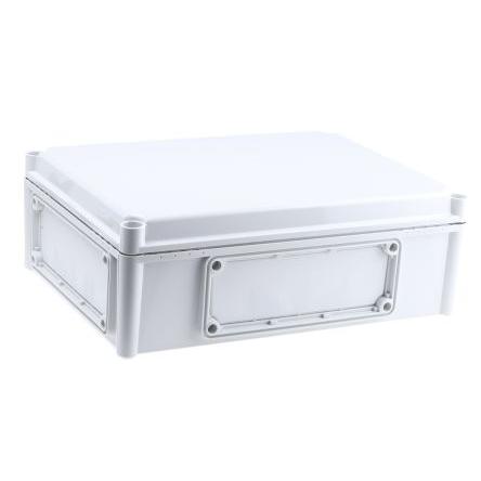 Fibox Pouzdro, řada: EK IP67, IP66 Nestíněný S přírubou barva Šedá IK08 barva Šedá Polykarbonát 380 mm 130 mm 280 mm