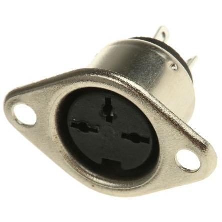 Re-An Products Zásuvka DIN, řada: NYS, počet kontaktů: 3, velikost: Standard, 50V, orientace těla: Rovný 2A, formát