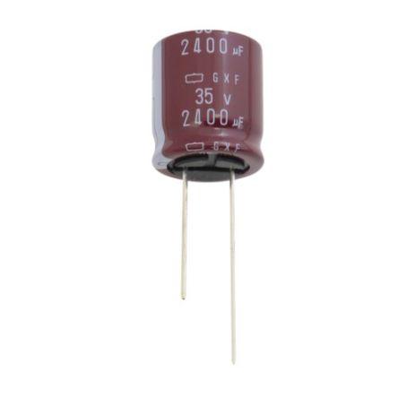 Kondenzátor, řada: GXF 330 μF ±20 % 0.38Ω 100V dc Radiální vedení, Průchozí otvor AEC-Q200 CHEMI-CON