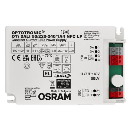Ovladač LED s konstantním napětím, řada: OTi DALI 50/220...240/1A4 NFC LP OTI-DALI-50/220-240/1A4-NFC-LP 15V, 54 V