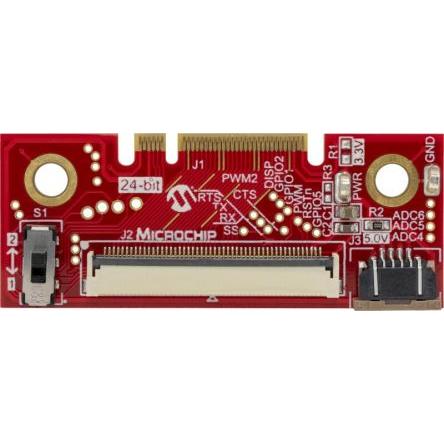 AC320213 Dceřiná karta Microchip Grafická průchozí karta AC320213, pro použití s: Startovací sady mikrokontrolérů