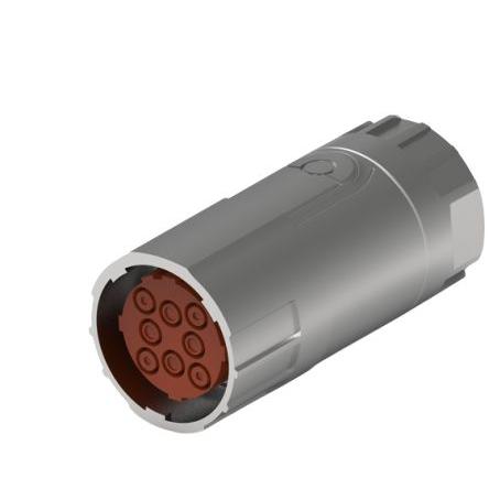 Kulatý konektor, počet kontaktů: 6, Kabel, velikost: Standard TE Connectivity, pohlaví kontaktu: Vnější, orientace těla: