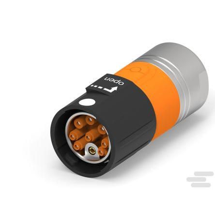 Kulatý konektor, počet kontaktů: 3, Kabel, velikost: M15 TE Connectivity, pohlaví kontaktu: Vnější, orientace těla: