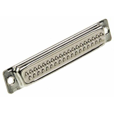 Amphenol Communications Solutions Konektor D-Sub, počet kontaktů: 37, orientace těla: Rovný 2.76 mm, Montáž do panelu