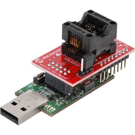 Microchip EV20F92A, Vyhodnocovací sada sériové paměti SPI, pro použití s: Deska zásuvky SPI