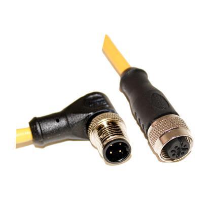 Kabel ovladače snímače, A: Vnější, A: M12, Pravoúhlý 4, B: M12, Přímý, B: Vnitřní, 250V 4, IP68, řada: C4BC05 Mueller
