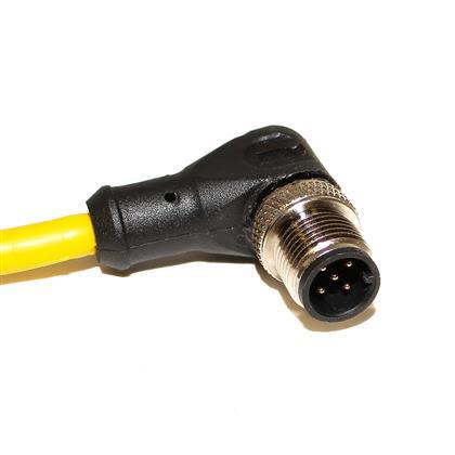 Kabel ovladače snímače, A: Vnější, A: M12 5, B: Bez koncovky, 250V, IP68, řada: C5B06 Mueller Electric 10 m