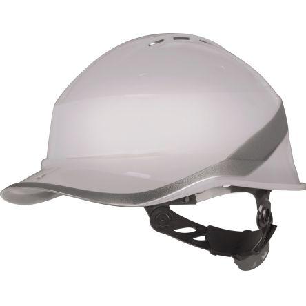 Delta Plus Ochranná přilba ANSI/ISEA Z89.1-2014 Type 1, Bílá, ABS Nastavitelný Standardní Hats Odvětrávaný