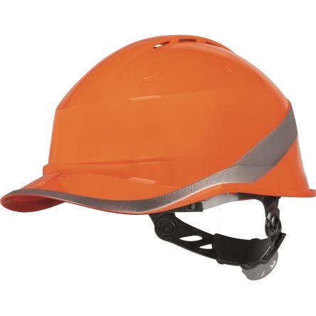Delta Plus Ochranná přilba ANSI/ISEA Z89.1-2014 Type 1, Oranžová, ABS Nastavitelný Standardní Hats Odvětrávaný