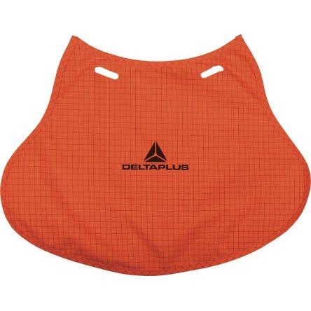 Delta Plus, Oranžová Ochrana krku, Polyester, Polyuretan, pro použití s: Řada bezpečnostních přilb DELTA PLUS