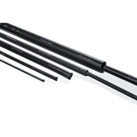 HellermannTyton Teplem smrštitelné bužírky průměr 6.4 mm Černá smršťovací poměr 2:1 Elastomer 60m, řada: SE28