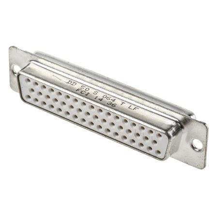 Amphenol Communications Solutions Konektor D-Sub, počet kontaktů: 50, orientace těla: Rovný 2.76 mm, Montáž do panelu