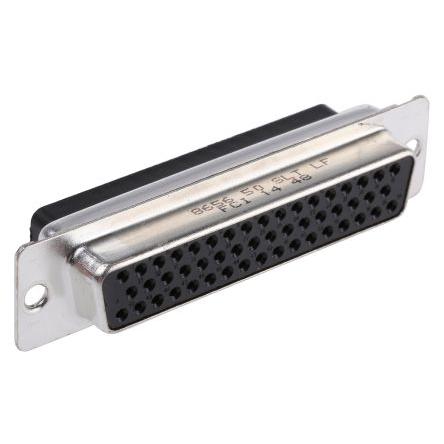 Amphenol Communications Solutions Konektor D-Sub, řada: 8656, počet kontaktů: 50, orientace těla: Rovný 2.76 mm, Kabel