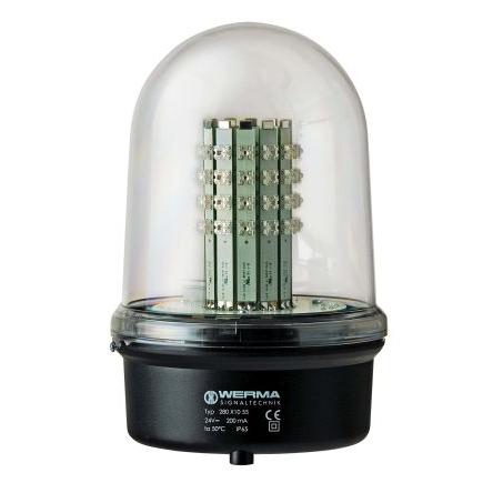 Werma Světelný modul, řada: 280 Nepřetržité barva Červená 50V LED Povrch 2000mA RoHS IP65