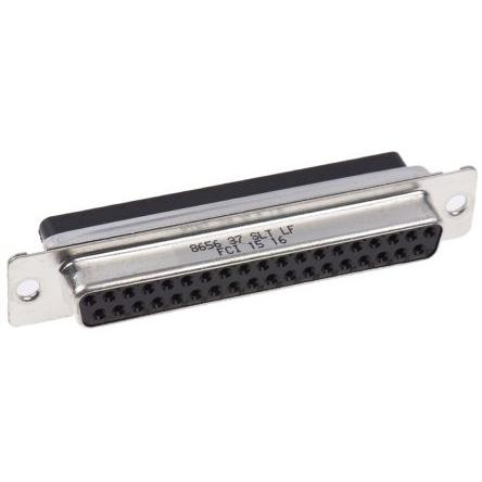 Amphenol Communications Solutions Konektor D-Sub, řada: 8656, počet kontaktů: 37, orientace těla: Rovný 2.76 mm, Kabel