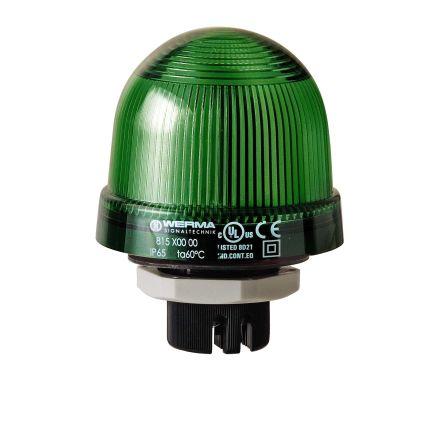 Werma Maják, řada: 816 Nepřetržité barva Zelená 24V LED Vestavěný 500mA RoHS IP65
