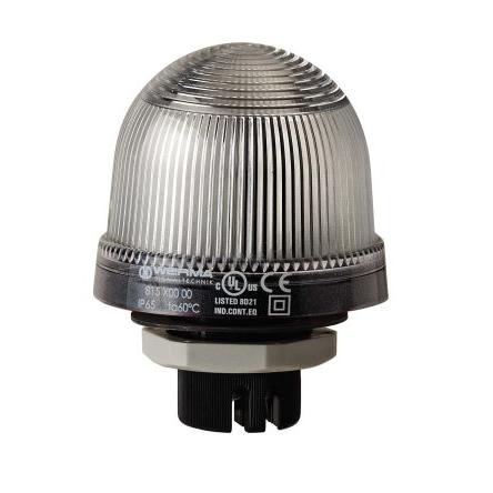 Werma Maják, řada: 816 Nepřetržité barva Čirá 24V LED Vestavěný 500mA RoHS IP65