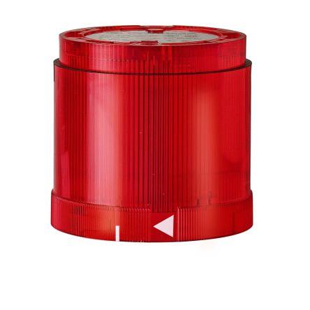 Werma, rozsah: KS70 Svítilna barva čočky Červená Blikání LED Blikající světelný prvek 230V barva pouzdra Červená