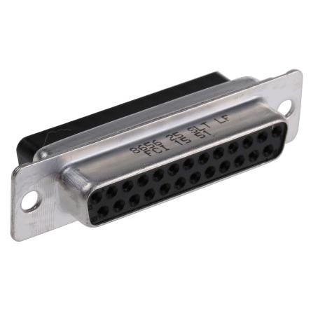 Amphenol Communications Solutions Konektor D-Sub, řada: 8656, počet kontaktů: 25, orientace těla: Rovný 2.76 mm, Kabel
