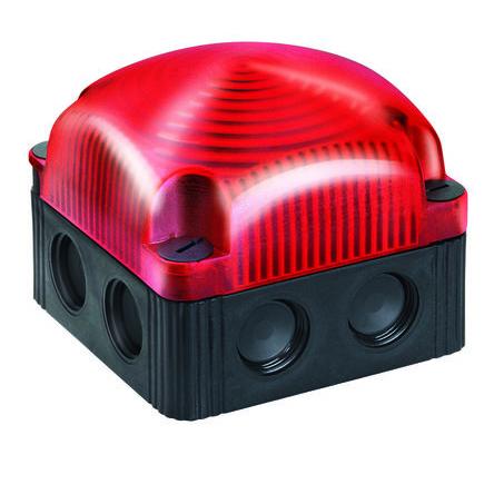 Werma Maják, řada: 853 barva Červená 12V LED Nástěnná, Základna 1250mA RoHS IP65