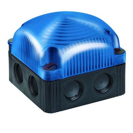 Werma Maják, řada: 853 Nepřetržité barva Modrá 12V LED Základna, Nástěnná 1250mA RoHS IP65
