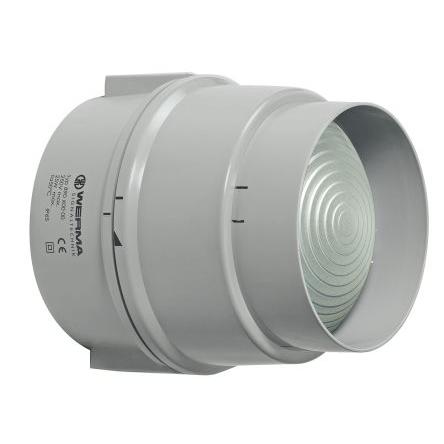 Werma Maják, řada: 890 Nepřetržité barva Žlutá 24V LED Základna, Nástěnná 2500mA RoHS IP65