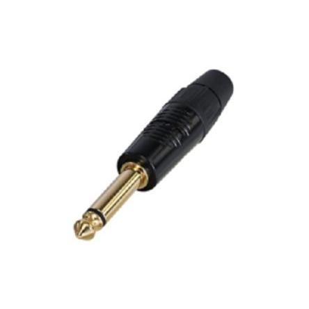 Re-An Products Konektor jack, Kabel, Monofonní zástrčka Vnější, 1/4 in, orientace těla: Rovný, materiál kontaktu: Mosaz,