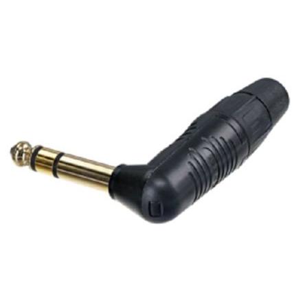 Re-An Products Konektor jack, Kabel, Stereo Vnější, 1/4 in, orientace těla: Pravý úhel, materiál kontaktu: Mosaz,