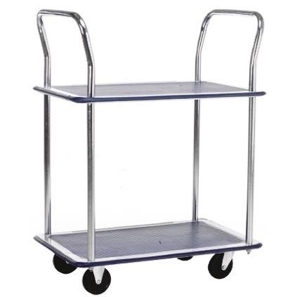 Vozík 2 Ocel nosnost 120 kg Pro nízkou zátěž RS PRO 470 mm 725 mm