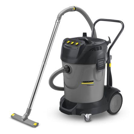 Vysavač na mokré a suché čištění 220V ac, 240 V ac, Šedá L, délka kabelu: 10 m Karcher Podlahový vysavač