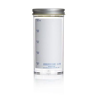 RS PRO Laboratorní láhev, délka: 121 mm, kapacita: 250ml, průměr: 63 mm, Polypropylen, typ hrdla: Široký krk, typ láhve: