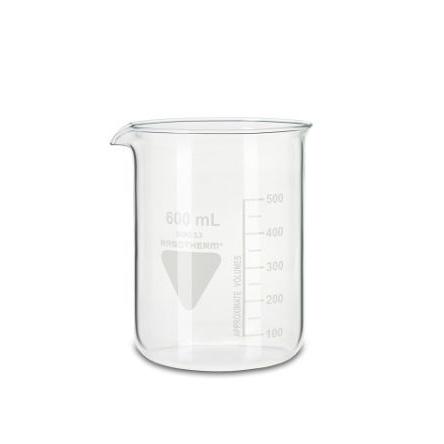 Kádinka, Borosilikátové sklo, kapacita: 600ml RS PRO