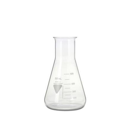 Laboratorní baňka, Borosilikátové sklo, kapacita: 500ml RS PRO