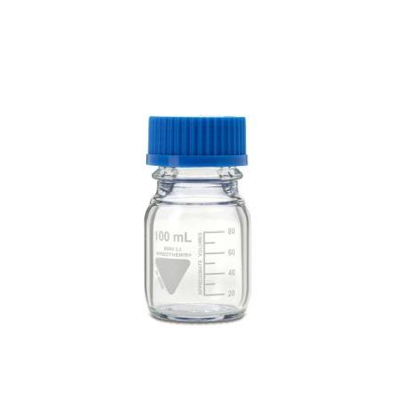 RS PRO Laboratorní láhev, délka: 100 mm, kapacita: 100ml, průměr: 56 mm, Polypropylen, typ hrdla: Široký krk, typ láhve:
