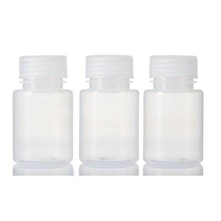 RS PRO Laboratorní láhev, délka: 89 mm, kapacita: 100ml, průměr: 51 mm, Vysokohustotní polyetylén, typ hrdla: Široký