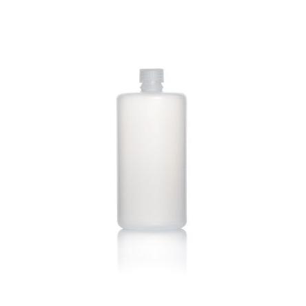 RS PRO Laboratorní láhev, délka: 203 mm, kapacita: 1L, průměr: 90 mm, Vysokohustotní polyetylén, typ hrdla: Úzký krk,